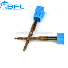 BFL CNC End Mill Taper Flute Ball Nose End Mill R0.1mm For Wood/Wax